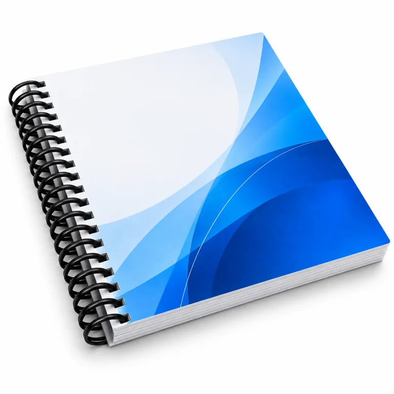 Plastic spiral binding