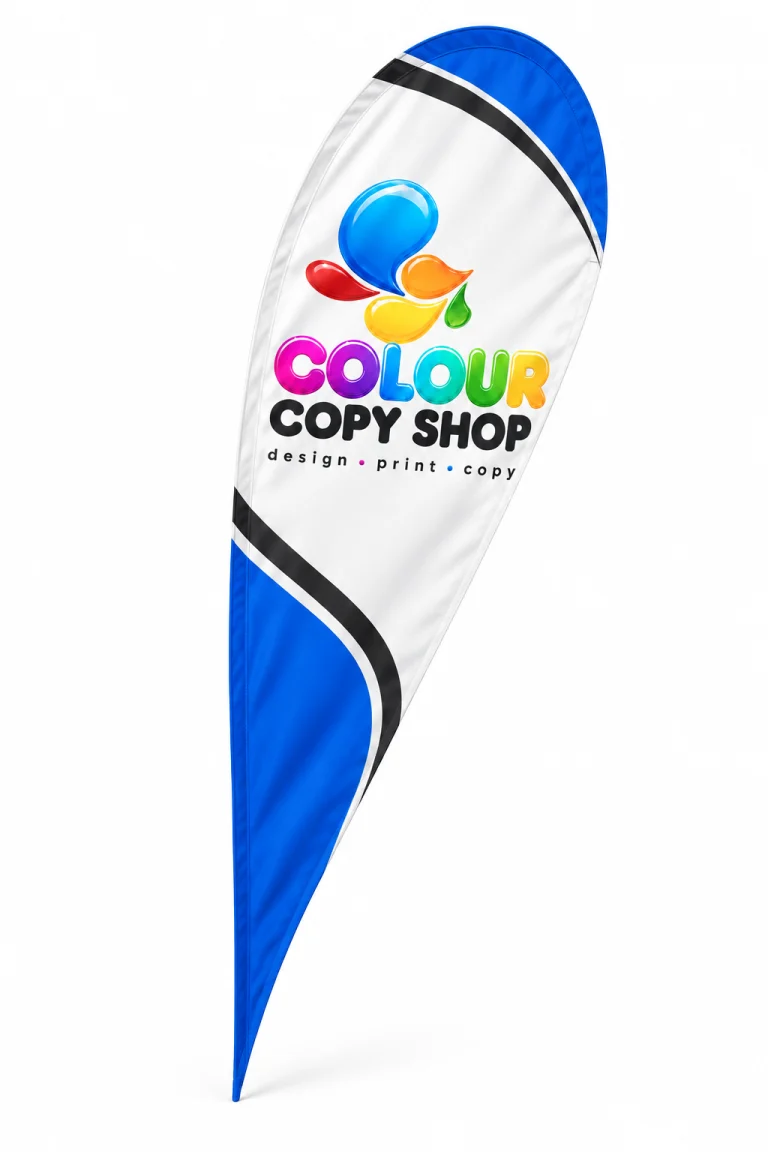 Teardrop banner